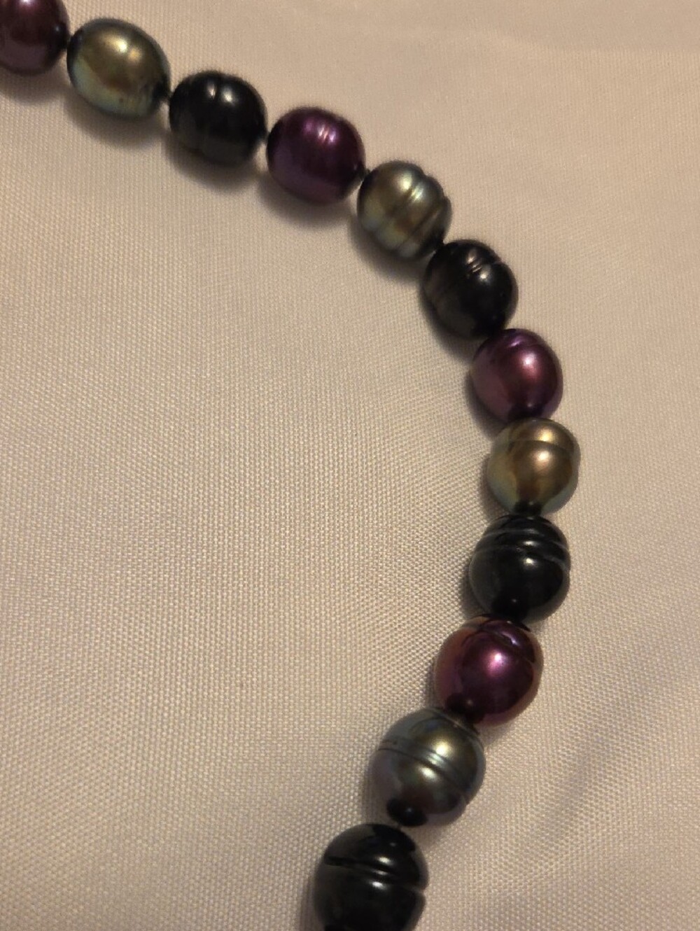Honora Plum, Black And Gray Pearl Beaded Necklace - Women Jewelry 20" - Picture 3 of 4